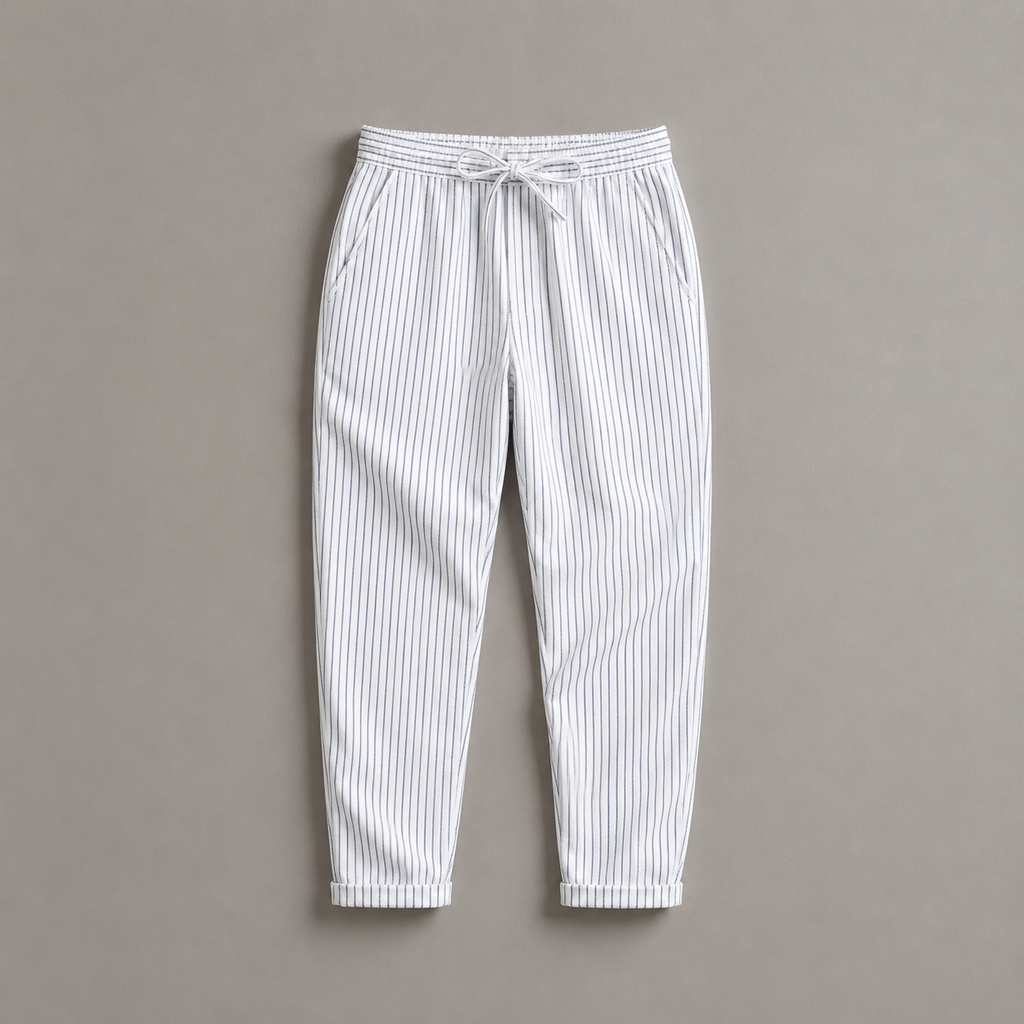 Short en lin à rayures – LYNO