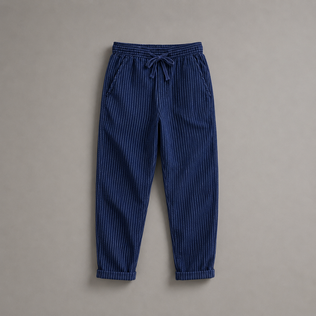 Short en lin à rayures – LYNO