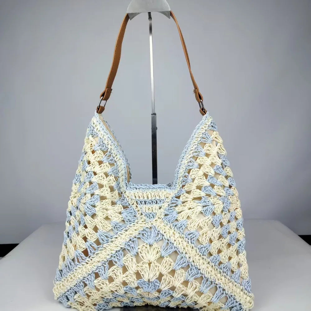 Bolso de Paja de Ganchillo - LYNO