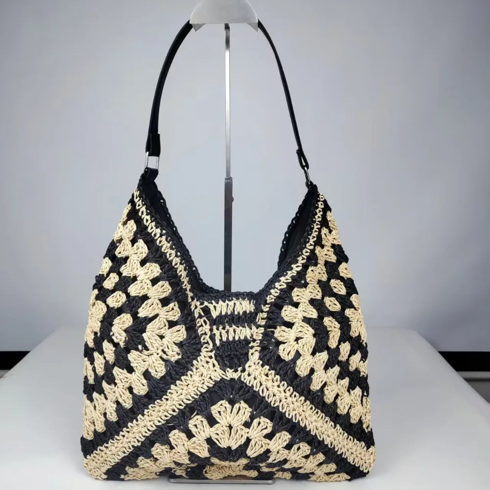 Bolso de Paja de Ganchillo - LYNO